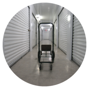 Moving carts and dollies make moving into self storage easy in Rosenberg, Tx